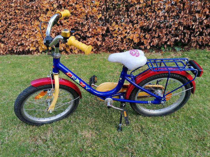 16" meisjesfiets, Fietsen en Brommers, Fietsen | Meisjes, Gebruikt, 16 inch, Handrem, Ophalen