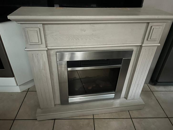 Mooie elektrische schouw – 118 cm, Huis en Inrichting, Haarden, Zo goed als nieuw, Ophalen