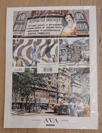 BD Affiche planches Ava Garner 30 / 40 cm Neuf Ana Miralles, Enlèvement, Neuf, Image, Affiche ou Autocollant