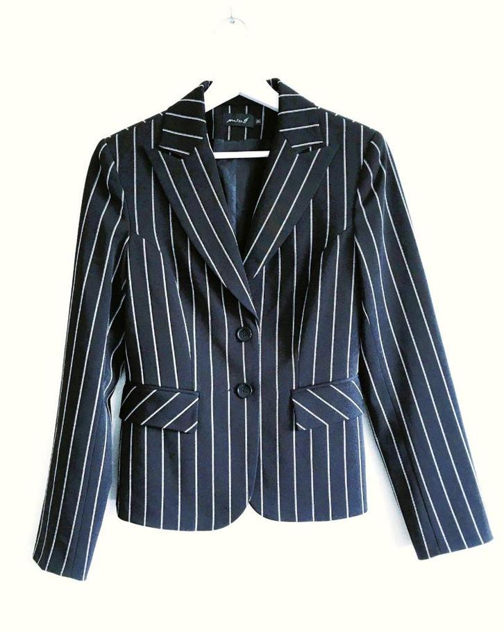 Miss FF - super chique - stijlvolle blazer - vest - 36, Kleding | Dames, Jasjes, Kostuums en Pakken, Zo goed als nieuw, Jasje