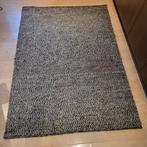 Wollen mat zwart-wit-grijs Ikea, 150 à 200 cm, Noir, Enlèvement ou Envoi, 100 à 150 cm