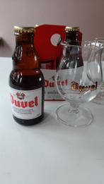 Mini Duvel 18cl + glazen. Collectors item, Verzamelen, Biermerken, Ophalen of Verzenden, Zo goed als nieuw, Flesje(s), Duvel