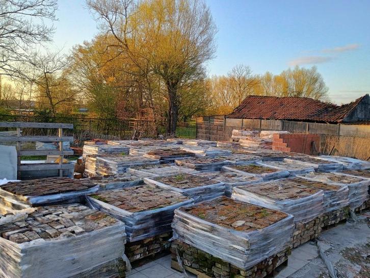 te koop prachtige oude rekemse handvorm steen, Doe-het-zelf en Bouw, Metselstenen, Gebruikt, Bakstenen, Ophalen