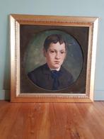 Schilderij olieverf 19e eeuw., Antiek en Kunst, Ophalen