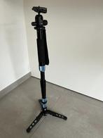 Sirui Monopod P-204S met Manfrotto Balhoofd 494RC2, Gebruikt, 150 tot 175 cm, Met balhoofd, Eenpoot