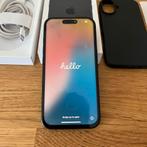 iPhone 16 zwart 128 GB - 100% batterij + doos en accessoires, Ophalen of Verzenden, Zwart, IPhone 16