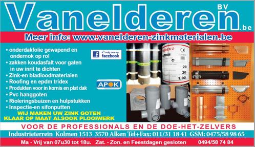 zink dak roofing en pvc materialen, Doe-het-zelf en Bouw, Overige Doe-Het-Zelf en Bouw, Nieuw, Ophalen