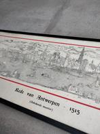 Rede Van Antwerpen drukkerij J.E Buschmann poster, Antiek en Kunst, Ophalen