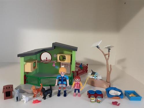 PLaymobil kattenverblijf, Kinderen en Baby's, Speelgoed | Playmobil, Zo goed als nieuw, Complete set, Ophalen of Verzenden