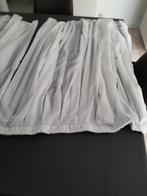 gordijnen 115 cm lang en 110 cm breed,2 stuks, 100 tot 150 cm, Ophalen of Verzenden, Zo goed als nieuw, Wit