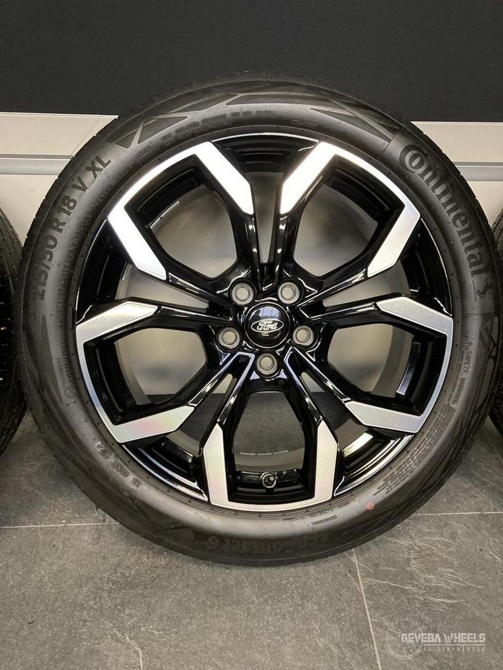 18” originele Ford Puma ST velgen + banden 5x108 L1TC-H1A, Auto-onderdelen, Banden en Velgen, Banden en Velgen, Zomerbanden, 18 inch
