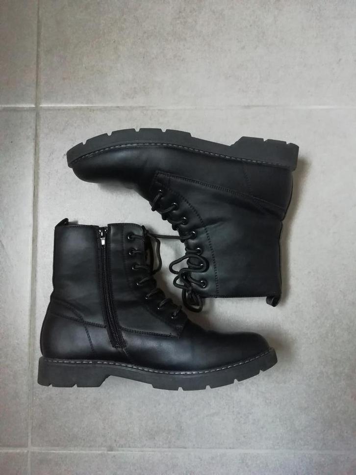 WALKOK bottines dames , zwart leder, Maat 40, Kleding | Heren, Schoenen, Nieuw, Zwart, Ophalen