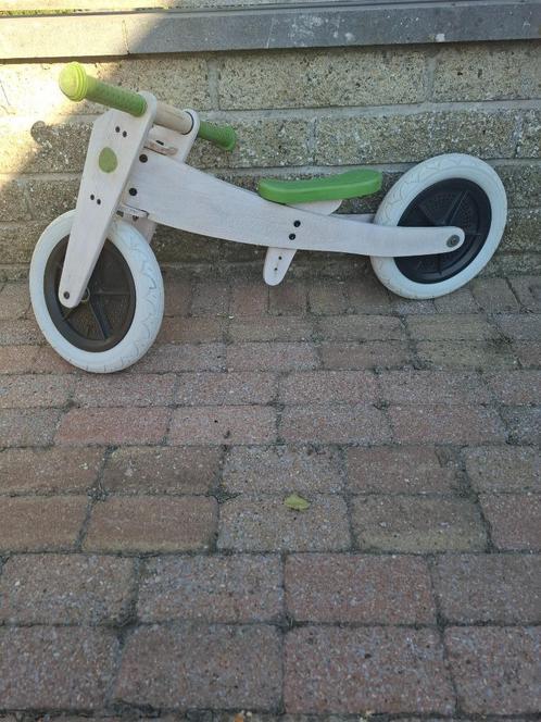 Wishbone 3 in 1 houten loopfiets, Fietsen en Brommers, Fietsen | Kinderfietsjes, Gebruikt, Minder dan 16 inch, Ophalen