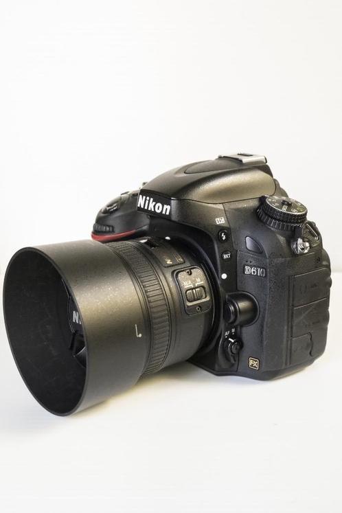 Nikon D610 met 50mm lens en cameratas, Audio, Tv en Foto, Fotocamera's Digitaal, Zo goed als nieuw, Spiegelreflex, Nikon, Ophalen