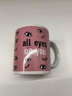 All eyes on you kop / mok, Keramiek, Ophalen of Verzenden, Zo goed als nieuw, Overige stijlen