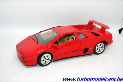 Lamborghini Diablo 1/18 Burago, Hobby en Vrije tijd, Modelauto's | 1:18, Zo goed als nieuw, Auto, Burago, Verzenden
