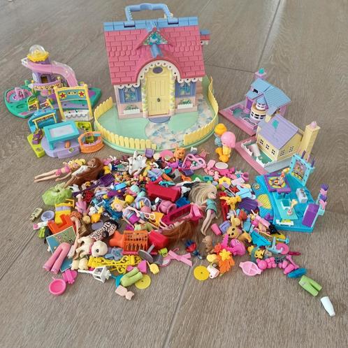 Vintage Polly Pocket Lucy locket en andere poppetjes, Kinderen en Baby's, Speelgoed | Poppenhuizen, Gebruikt, Ophalen of Verzenden