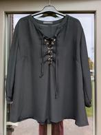 Christelle blouse met veters aan de voorkant, Kleding | Dames, Blouses en Tunieken, Ophalen of Verzenden, Gedragen, Zwart