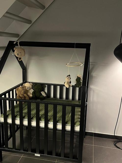 Box bopita zwart als nieuw, Kinderen en Baby's, Babyparken, Zo goed als nieuw, Rechthoekig, Boxkleed, Ophalen