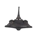 Tinnen Inktpot - Souvenir van Parijs met de Eiffeltoren, Antiek en Kunst, Ophalen of Verzenden
