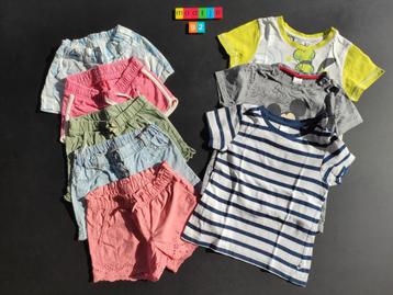 Pakket meisjeskleding lente/zomer maatje 92 beschikbaar voor biedingen