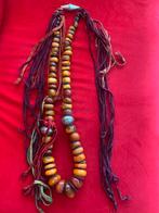 Lange ketting uit Noord-Afrika, Handtassen en Accessoires, Antieke sieraden, Ophalen of Verzenden, Zilver, Ketting