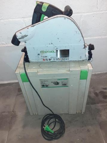 Festool ts 75, Doe-het-zelf en Bouw, Gereedschap | Zaagmachines, Ophalen, Gebruikt, Cirkelzaag