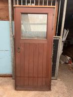 Houten deur, Doe-het-zelf en Bouw, Deuren en Vliegenramen, Ophalen, Gebruikt, 80 tot 100 cm, Minder dan 200 cm