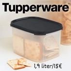 Tupperware 1,9 liter ruimtespaarders vierkant, Huis en Inrichting, Nieuw, Ophalen of Verzenden