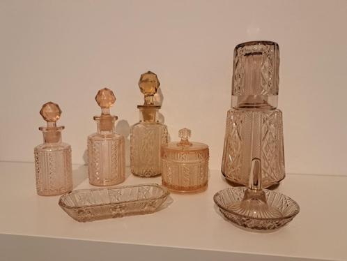 Verreries de Scailmont - Set de toilette, Antiek en Kunst, Antiek | Glaswerk en Kristal, Ophalen of Verzenden