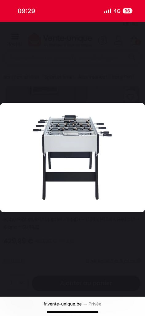 Baby foot, Enfants & Bébés, Enlèvement, Comme neuf