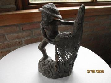Houtsnijwerk/Schilderij/Hertenkop beschikbaar voor biedingen