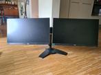 Monitor LCD- 2 x 24inch, Computers en Software, Monitoren, Ophalen