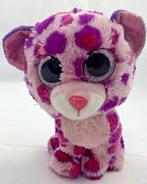 Ty Beanie Boos Glamour luipaard glitterogen knuffel 15 cm, Kinderen en Baby's, Verzenden, Zo goed als nieuw
