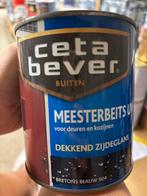 Cetabever dekkende meesterbeits bretons blauw 0,75liter, Ophalen of Verzenden, Nieuw