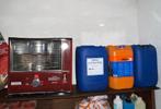 Gracia petroleum kachel te koop + 3 bidons petroleum, Doe-het-zelf en Bouw, Verwarming en Radiatoren, Ophalen, Kachel
