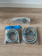 2x douche slangen & sproeikop voor in de badkamer, Ophalen, Gebruikt