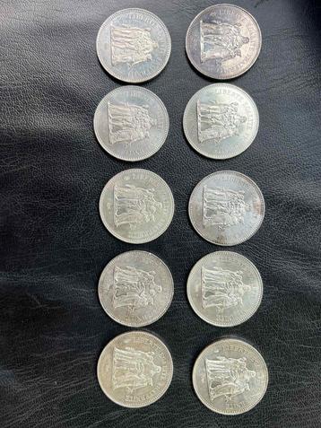 Zilver 50 francs hercules beschikbaar voor biedingen