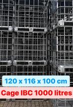 Cage Ibc 1000l comme neuve pour stockage de bois ou autre, Bricolage & Construction, Casiers & Boîtes