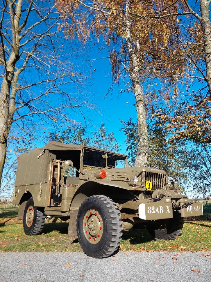 Dodge WC 52, Auto's, Dodge, Particulier, Overige modellen, 4x4, Benzine, Handgeschakeld, Groen, Overige kleuren, Ophalen