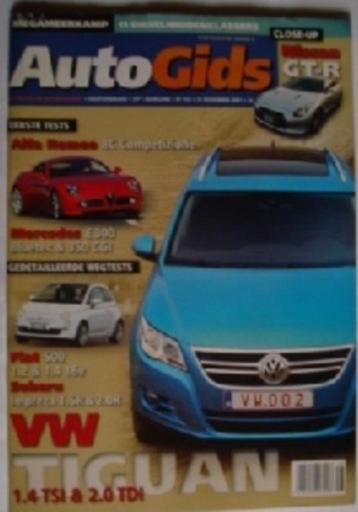 AutoGids 733 Nissan GT-R Alfa 8C Fiat 500 Subaru Impreza beschikbaar voor biedingen
