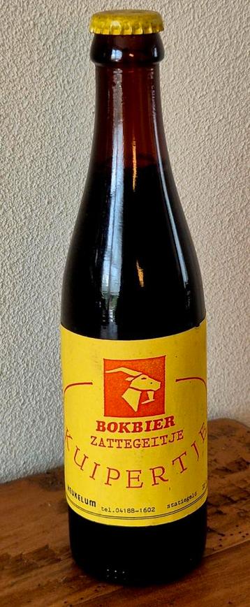 Vol oude Kuipertje Bokbier Zattegeitje uit 1992 beschikbaar voor biedingen