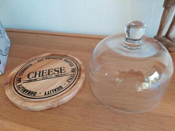 kaasstolp in glas en hout, merk Gusta beschikbaar voor biedingen