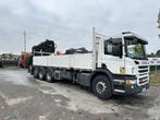 Scania P450 8x4 TRIDEM PRITSCHE + KRAN HIAB 377 E-6 + FLY-JI, Achat, Euro 6, 2 places, Autres carburants