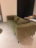 zetel 3 zit - Prachtig groene kleur, mooie staat, Enlèvement, Utilisé, Trois personnes, 75 à 100 cm