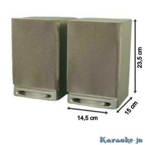 ORITRON Stereo 2-weg Bass-reflex speaker set 2x 30 watt, Audio, Tv en Foto, Luidsprekerboxen, Nieuw, Front, Rear of Stereo speakers