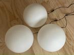 Vloerlamp - wit - 3 stuks, Ophalen, Gebruikt, Glas, Minder dan 100 cm