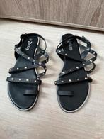 Sandalen maat 42, Zwart, Zo goed als nieuw, 2 BIZZY, Sandalen of Muiltjes