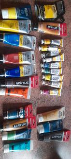 25 tubes d'acrylique, différentes marques, Enlèvement ou Envoi