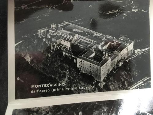 20 fotootjes abdij Monte Cassino _ Montecassino - Italië, Collections, Photos & Gravures, Enlèvement ou Envoi